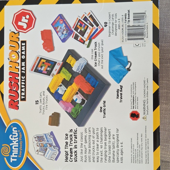 ThinkFun Rush Hour Jr Single Player Logic Game - Picture 6 of 7